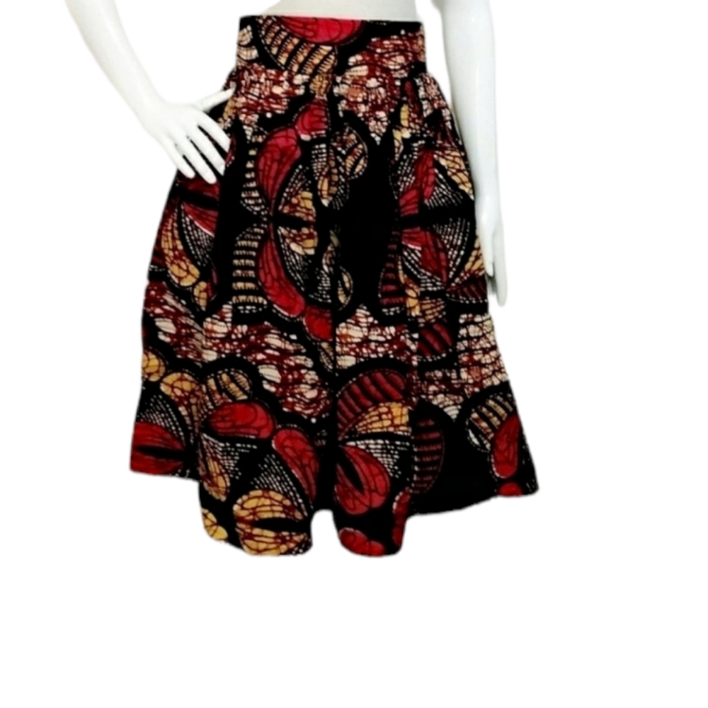 Floral Print Handmade Skirt Small
